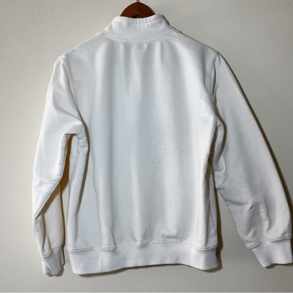 Vintage Alfred Dunner Mock Neck Button Up Collar Christmas Sweatshirt S - Picture 2 of 12